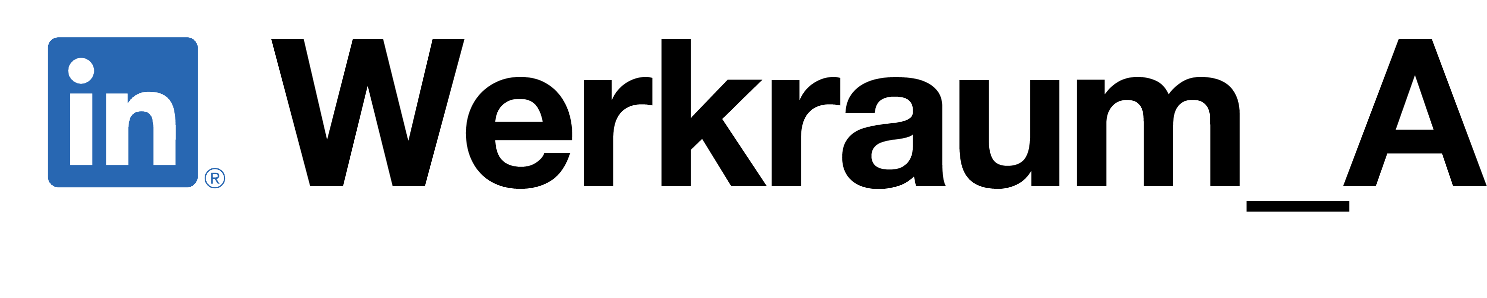 Logo LinkedIn, Link zu Werkraum_A