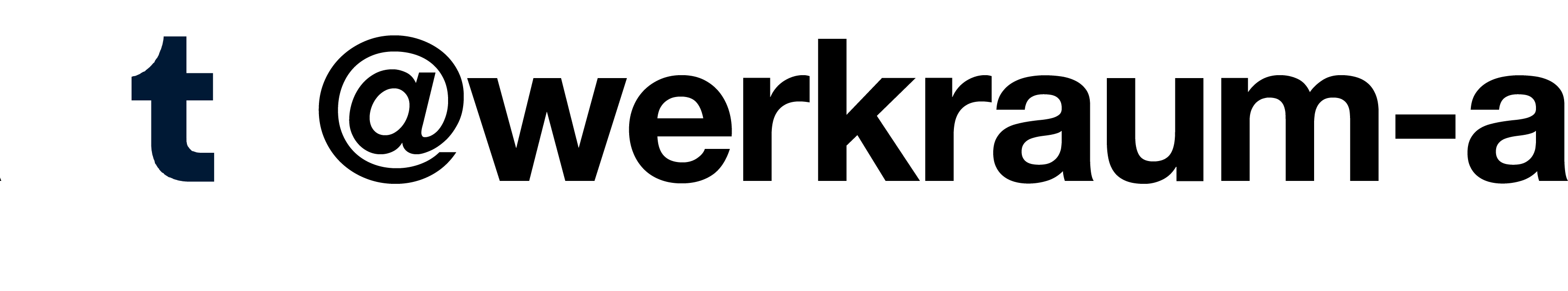 Logo Tumblr, Link zu Werkraum_A